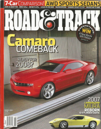 ROAD & TRACK 2006 MAR - DAYTONA COUPE, COBRA, CAMARO